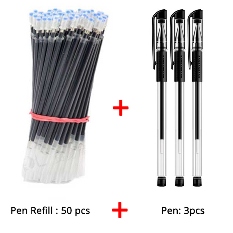 Gel Pen Refill Set Blauw Rode Inkt Gel Pen set Kleur 0.5mm Studenten Gel Pennen Staven Refill School kantoor Schrijven Briefpapier