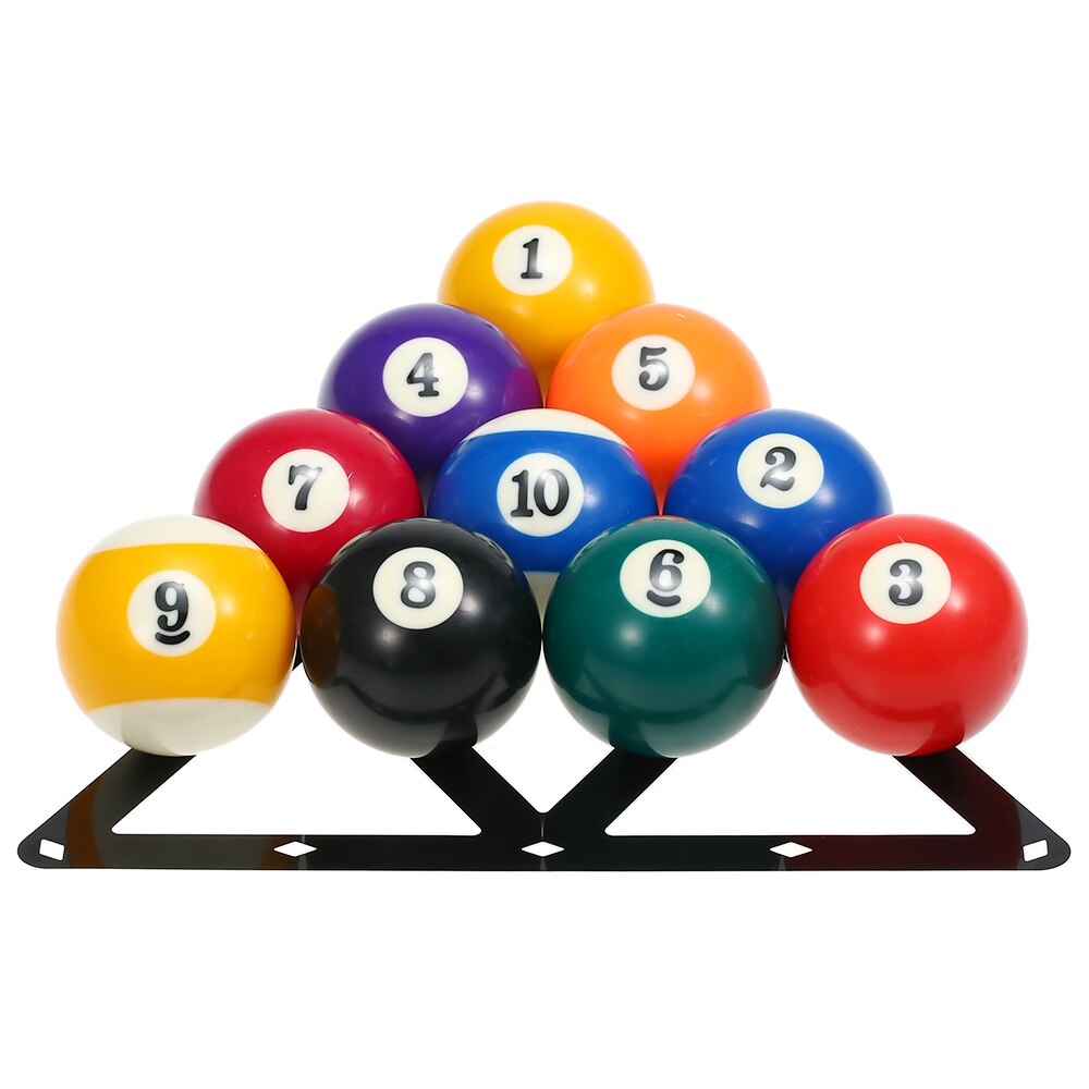 1 / 6 stk magic ball rack billard rack ark cue ball rack trekant cue ball tilbehør 8/9/10 bold combo billar til poolbord