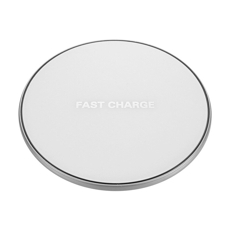 Chargeur sans fil 15W Qi pour iPhone 8 X XR XS Max QC3.0 charge sans fil rapide pour Samsung S9 S8 Note 8 9 S7 chargeur USB: WHITE