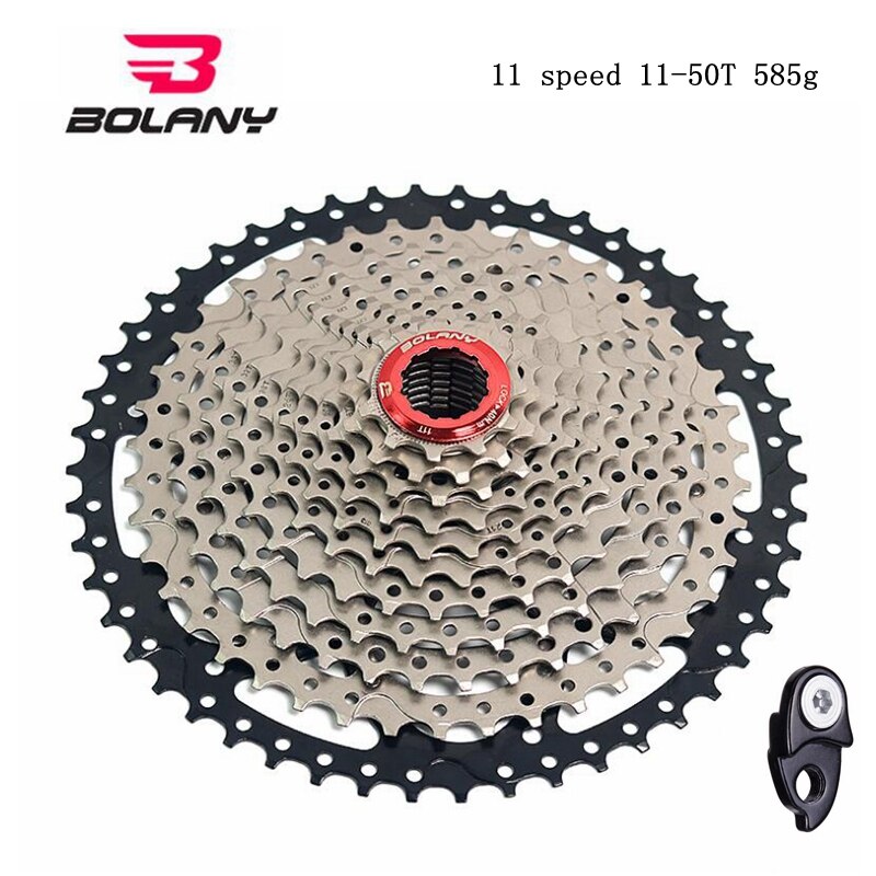 Bolany fietscassette 9 10 11 speed mtb fiets freewheel 11-40t/11-42t / 11-46t / 11-50t / 11-52t voor alivio / deore / slx / xt: 11s 11-50t