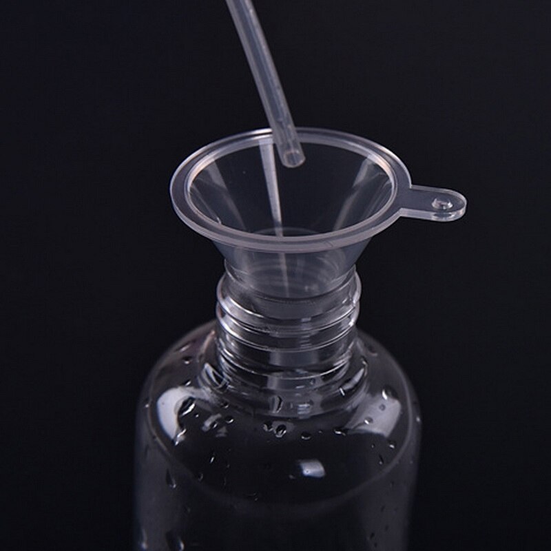 10Pcs Mini Transparante Plastic Trechter Hopper Keuken Koken Accessoires Gadgets Parfum Emulsie Verpakking Hulpgereedschap