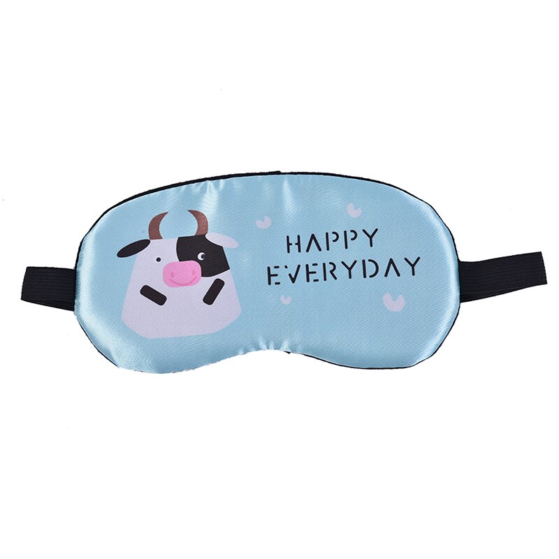 Slaapmasker Blinddoek Shading Oogmasker Katoen Creatieve Mooie Eyepatch Eye Cover Travel Relax Sleep Aid Slaapmasker 1Pcs: C