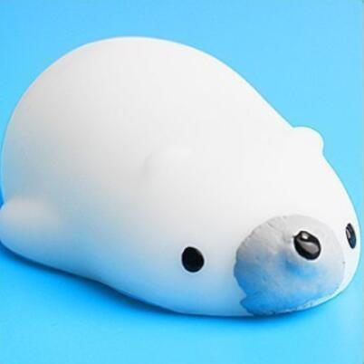 Squishy Toy Cute Animal Antistress Ball Squeeze Mochi Rising Toys Abreact Soft Sticky Squishi Stress Relief Toys Funny: 14 Polar bear