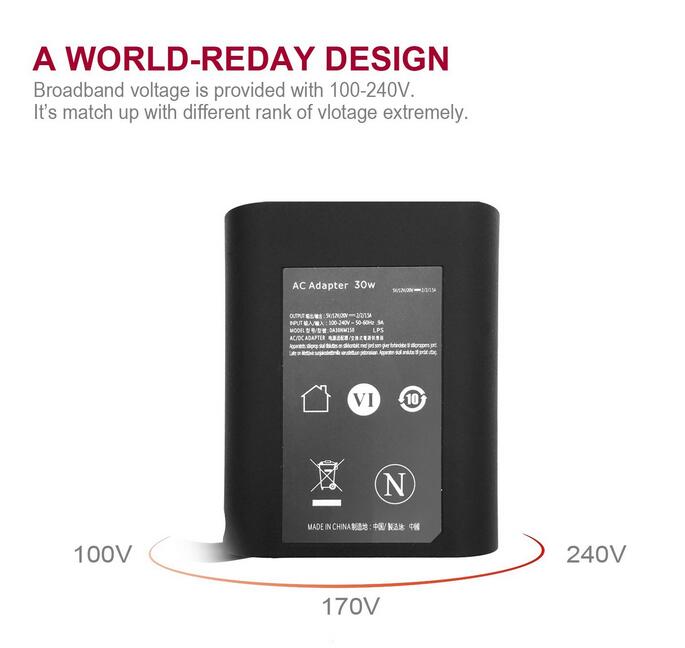 Usb-tyyppi -c 20v 1.5a 30w kannettavan tietokoneen tablet-laturi verkkovirtasovitin dell xps:lle 12 9250/ xps 13 9365/ leveysaste 11 5000 sarja 5175