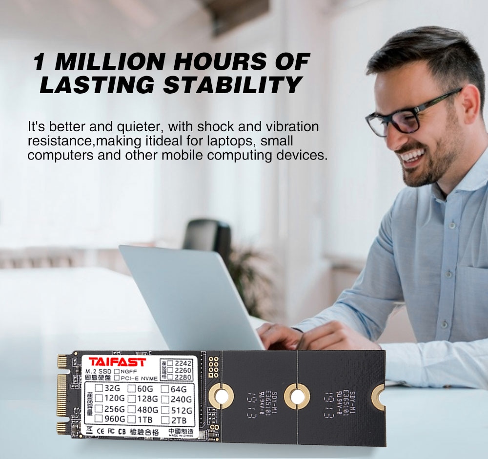 Taifast M2 SSD 120GB 240GB 500gb 1TB 2TB HDD NGFF SATA Disk SSD m.2 2242 2280 Hard Drive For Computer Laptop m.2 SSD SATA B key