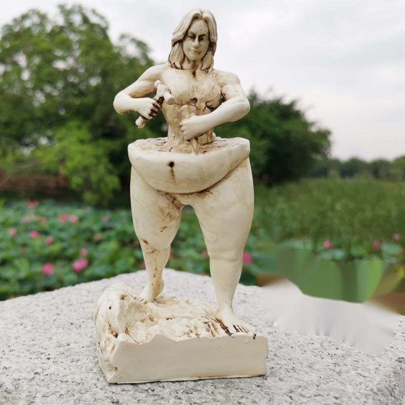 Sculpture en résine sculptée pour perte de poids, Sculpture de musculation pour hommes, Statue de Fitness, décoration artisanale pour salle de sport, de décoration de bureau: D