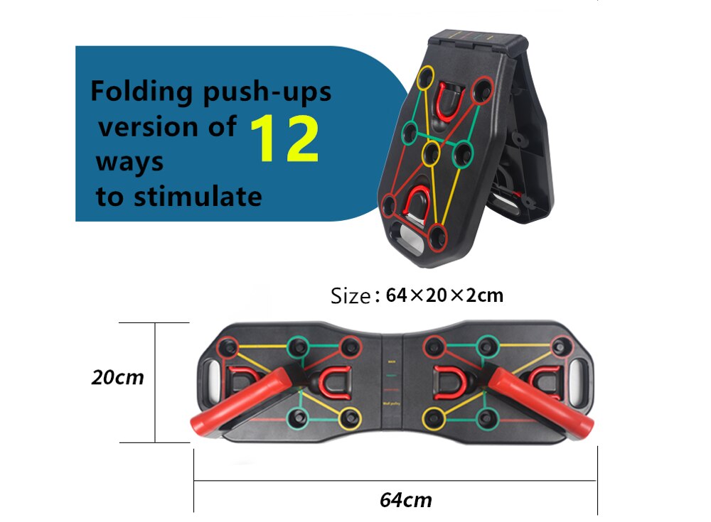K2017 Foldable Push Up Board Multifunctional Body Comprehensive Exercise Stands Slimming Gym