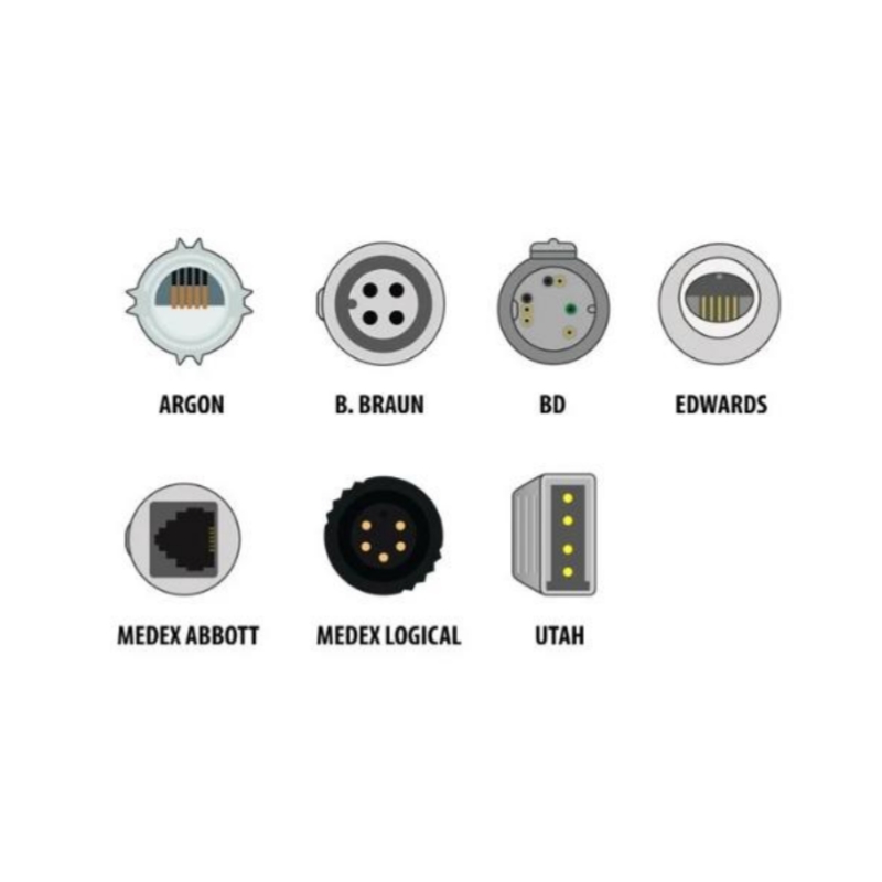 Câble adaptateur transducteur Nihon Kohden IBP JP-900P, JP-902P, compatible Edwards TWC-NKD1000