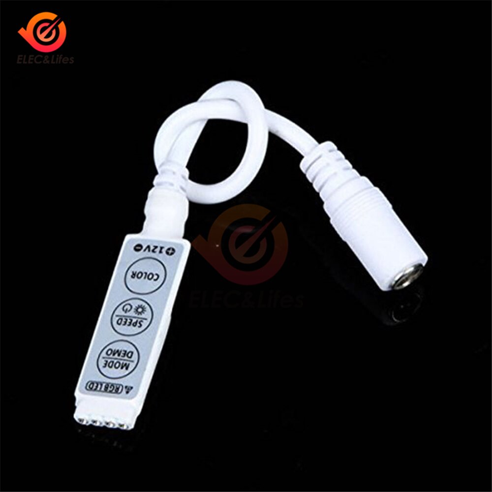 Led strip touch dimmer rgb lysstyrkekontrol led dimmer switch 3 taster dimmer 12v justering af lyskontakt 3528 5050 5630