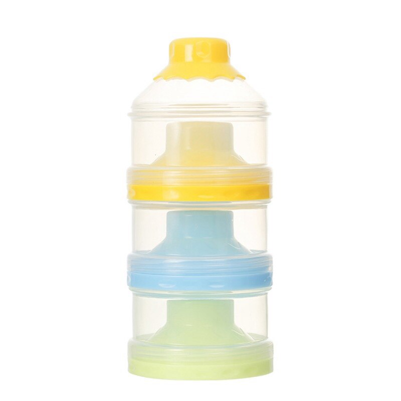 Baby Draagbare Melkpoeder Formule Dispenser Voedsel Container Opslag Zuigfles Peuter Kids Drie Raster Voedsel Opbergdoos: B3