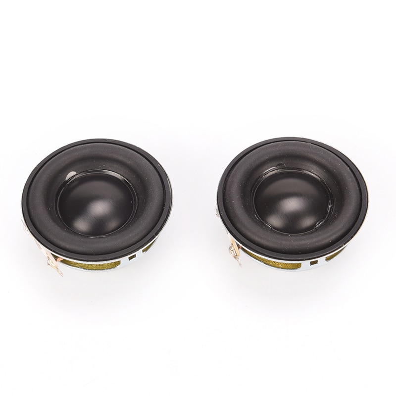 2pcs 1.5"inch 40mm 4ohm 5W Full-range Speakers HIFI Loudspeaker Rubber Edge Speaker Unit