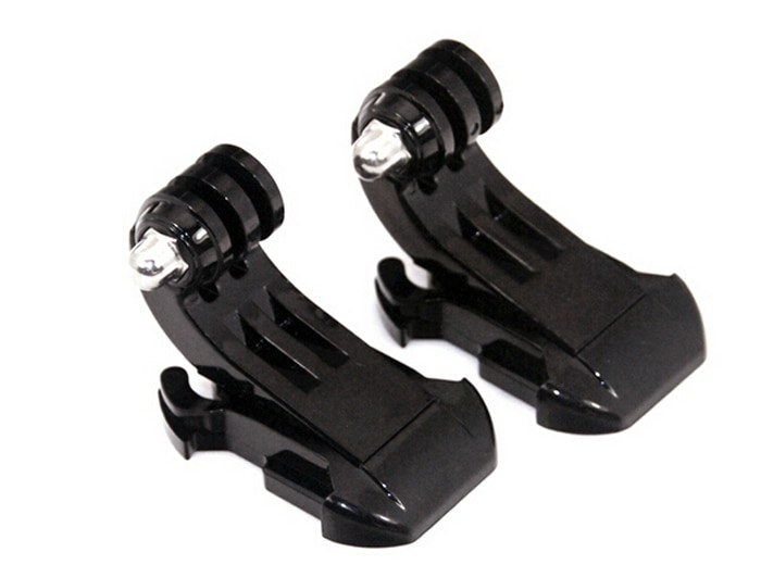 2 stuks j-haakgesp basisbevestiging snelontgrendeling verticale oppervlaktebevestiging borstbandbevestigingsadapter voor gopro hero 4 3+ 3 2