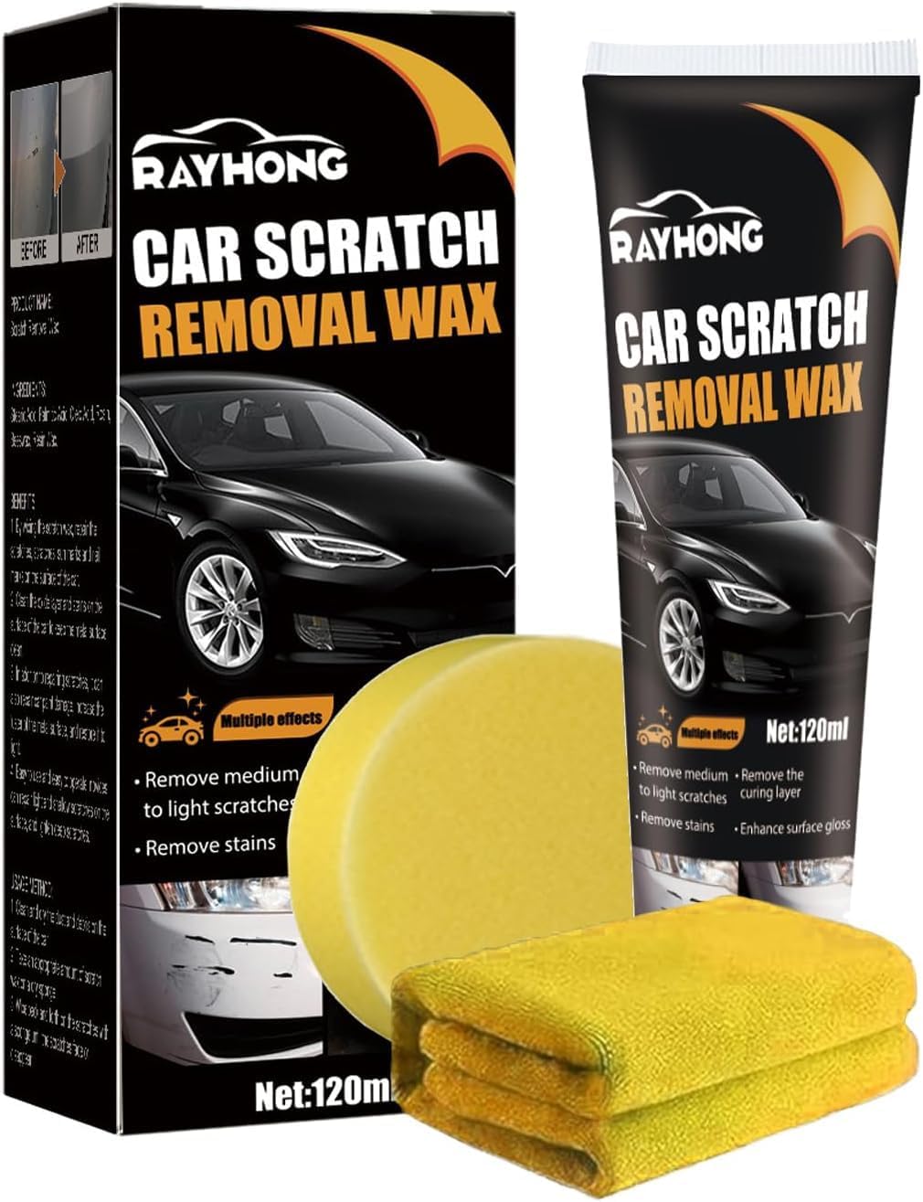 Scratch Repair Wax for Car Scratch Repair Paste Polishing Wax Car Scratch Remover for Kit(1Pack)