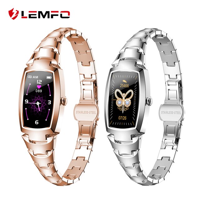 Smartwatch femmes H8 Pro LEMFO montre intelligente IP67 étanche Fitness Bracelet fréquence cardiaque ECG moniteur pour Android IOS PK H8