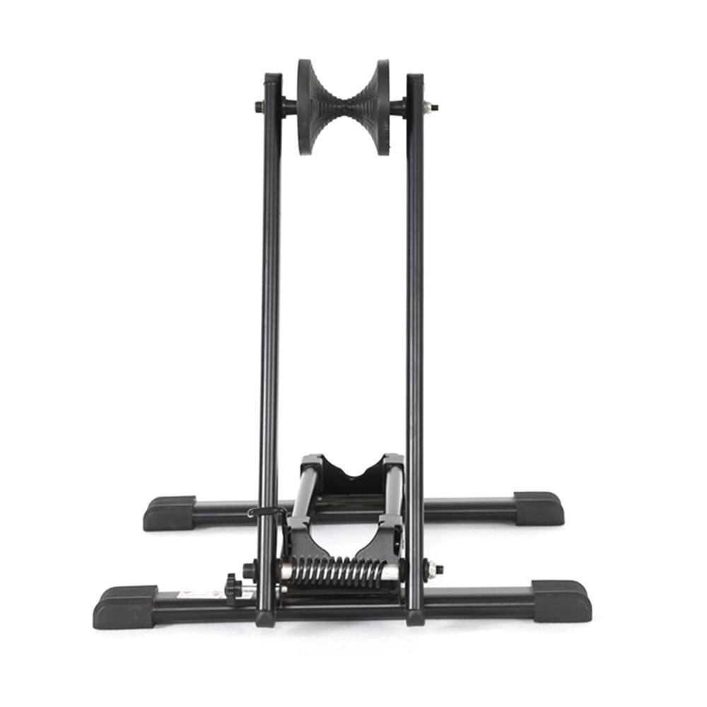 Aluminum alloy bicycle folding parking rack Mountain bike portable display rack single and double wall plug-in L-shaped bracket