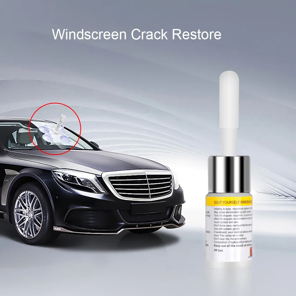 Auto Glas Reparatie Set Ruit Raam Chip Crack Polijstgereedschap Snelle Diy Windscherm Reparatie Tool Fix Hars Sealer Voor Alle Auto