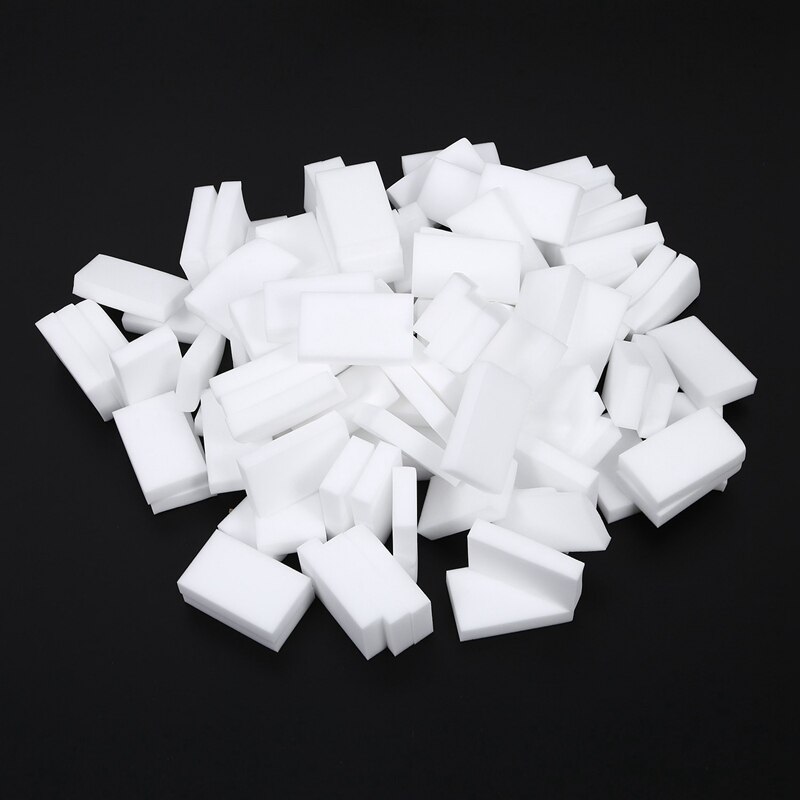 Melamina Spugna magica Spugna strofinare Melammina più pulito Eco-amichevole bianco Da Cucina magica Spugna strofinare 10*6*2 cm 100 pz di Promozione