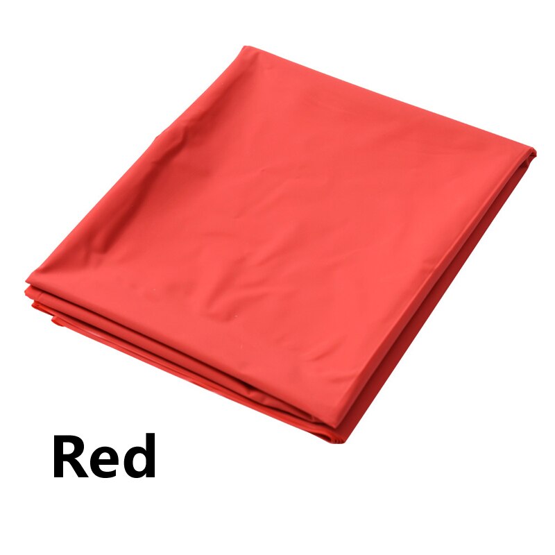 Pvc plastikplader til voksne voksne vinyl vandtæt allergivenlige madrasovertræk fuld queensize sengetøjsplader massage spa ark: Rød / 220 x 130cm