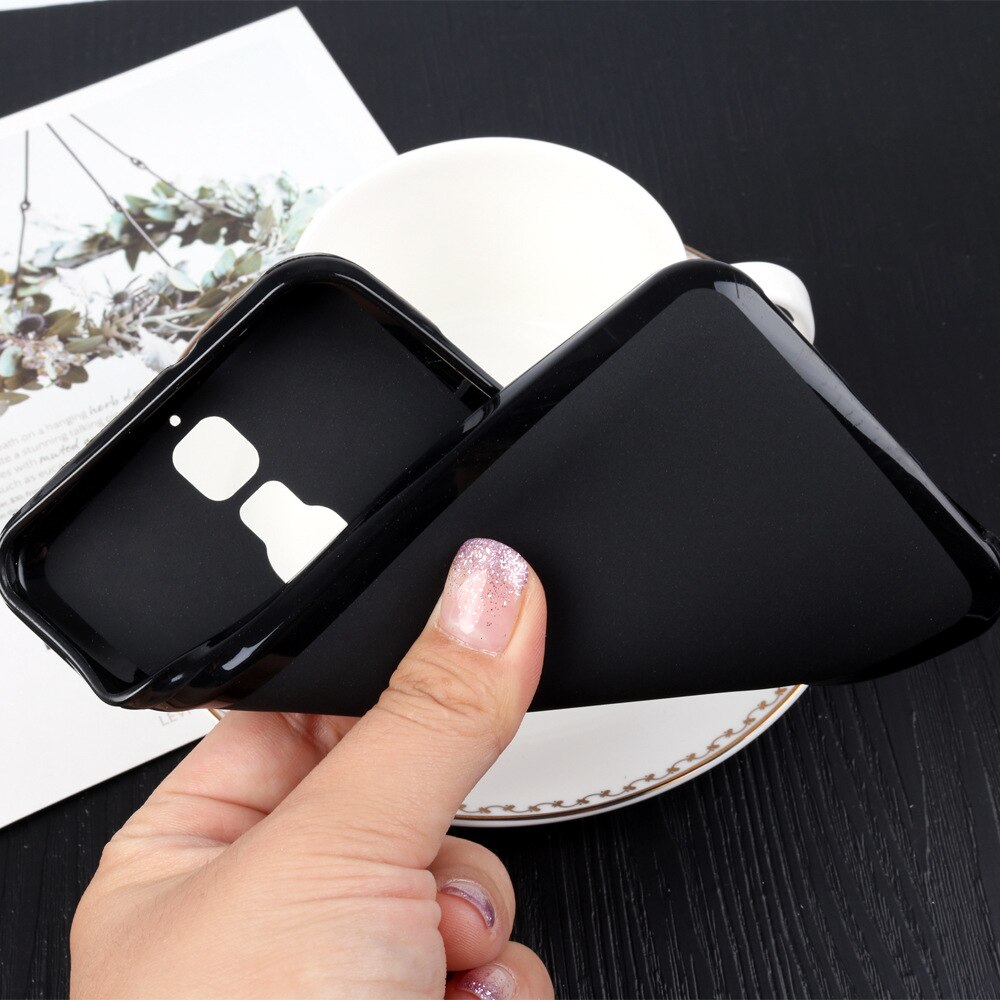 Funda de silicona para ZTE Blade A610 plus funda de móvil suave de TPU de cristal medio claro para ZTE BladeA610 A 610 plus