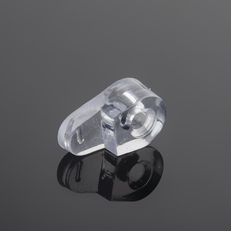 10pcs Plastic Glass Retainer Transparent Mirror Cabinet Fix Clips display dresser bathroom mirror wine cabinet Glass Hardware