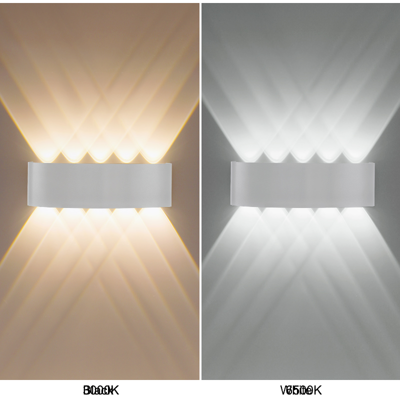 Led-væglamper moderne indendørs udendørs lys op-og-ned vægmonteret lampe stue korridor soveværelse boligindretningslampe