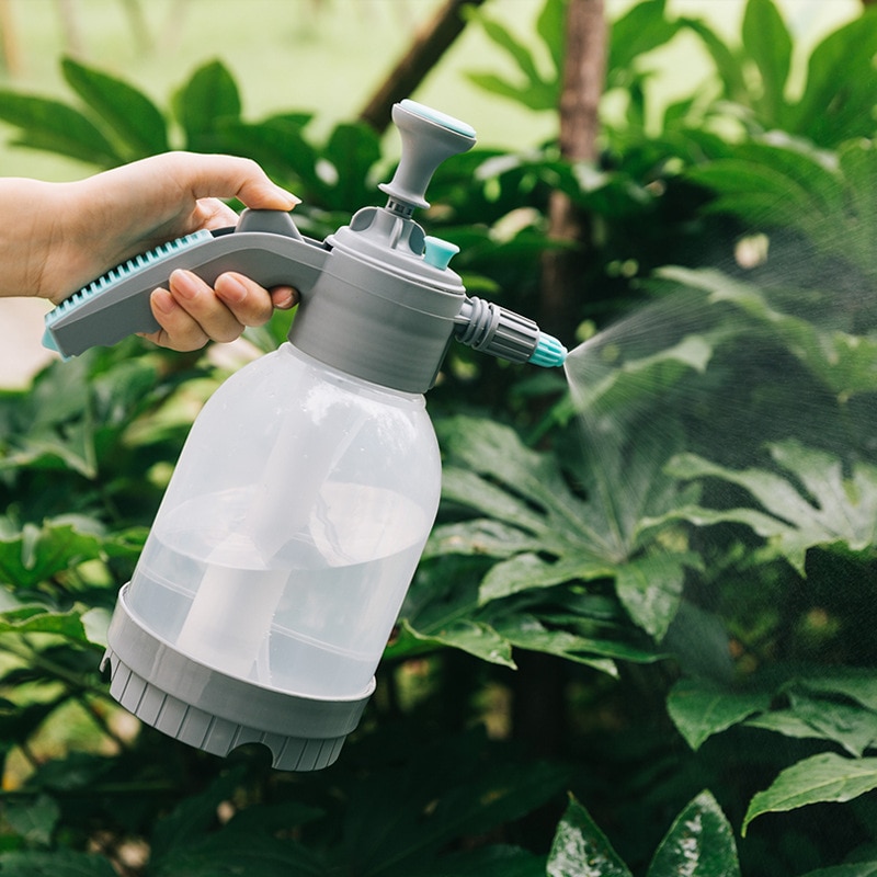 2L Transparante Spuit Luchtdruk Gieter Handheld Spray Fles Verneveling Modus Tuinieren Leveringen