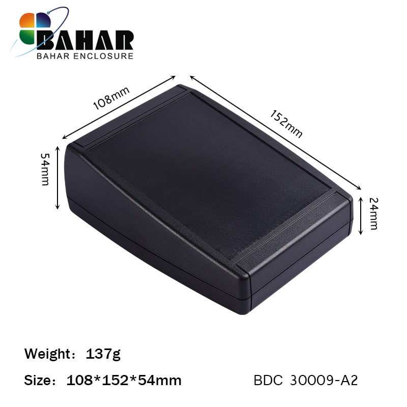 Bahar diy project electronic junction box circuit board plastic enclosure wire connection box ABS instrument box 108*152*54mm: BDC30009-A2