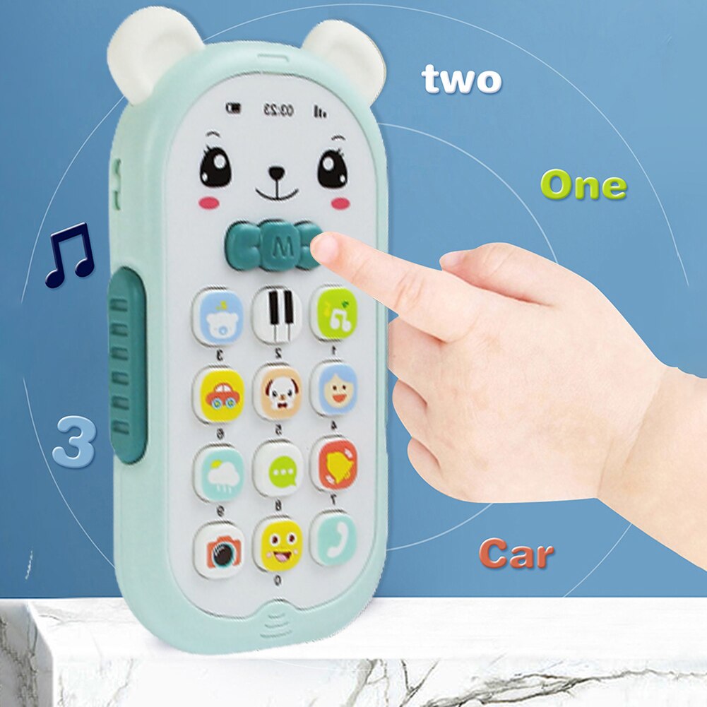 Baby Telefoon Speelgoed Mobiele Telefoon Vroege Educatief Leren Machine Kids Telefoon Muziek Geluid Machine Elektronische Baby Speelgoed