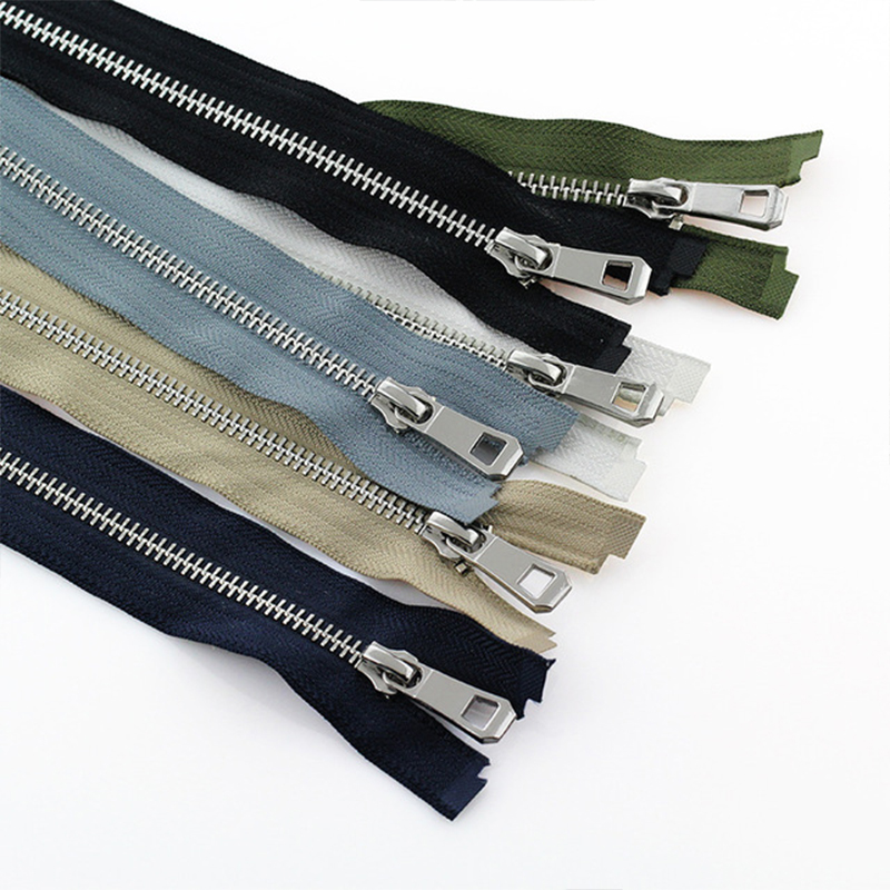 5# 55/65/75cm Open-End Auto Lock Metal Zipper Diy Handcraft For Clothing Pocket Garment Shoes Bags Sewing Accessori