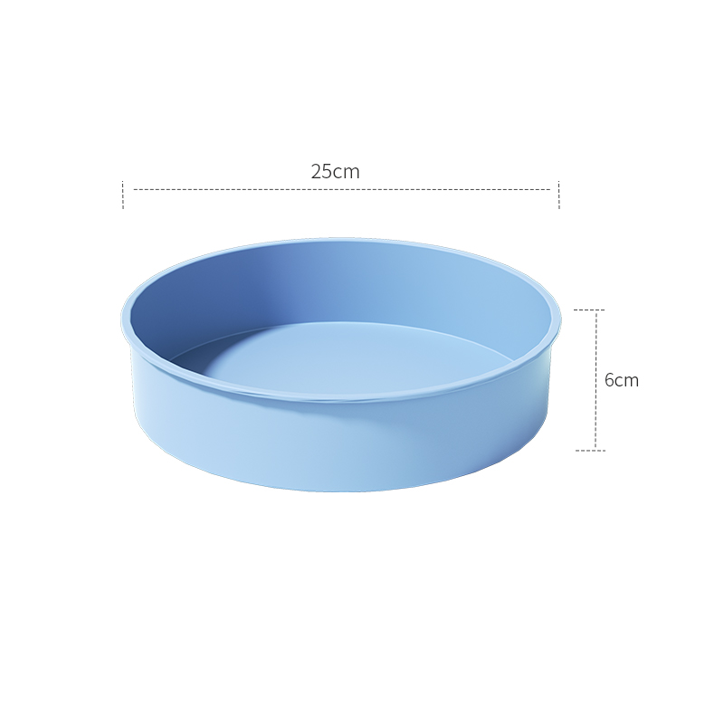 4 6 8 10 Zoll runde Silikon-Kuchenform, antihaftbeschichtet, auslaufsicher, rund, tiefe Käsekuchen-Schicht-Backformen, Kuchendosen für Geburtstags-Tier-Kuchen: Gold