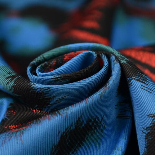 Wool and silk and cotton blended fabric twill style wool blended fabric 40momme 114cm width by yard,SFF047