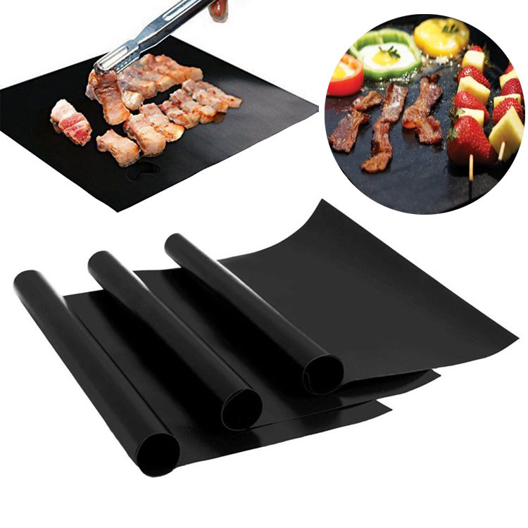Grill Mat 44X33CM Non Stick BBQ Grill Liners Oven Grill Foil Barbecue Liner Reusable Mat Bbq Tools Bbq Accessories