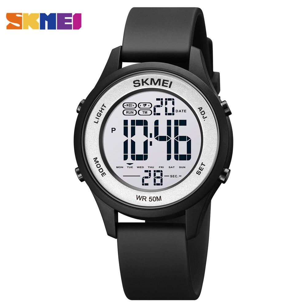 SKMEI LED Licht Digital Kinder Sport Uhren Stoppuhr Kalender 50M Wasserdichte Kinder Armbanduhren Für Jungen Mädchen Wecker: style 3