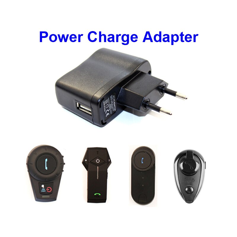 Power Charger Adapter Accessories Suit for T-com FreedConn Colo Kie Bluetooth Motorcycle Helmet Intercom