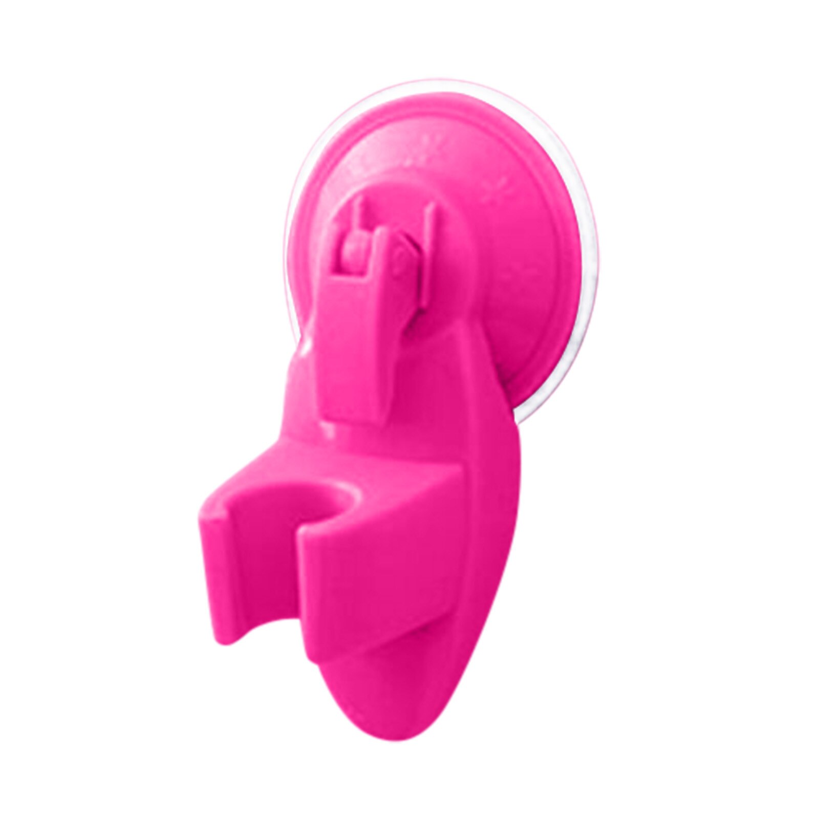 Ventosa per uso domestico soffione doccia soffione doccia sedile fisso staffa doccia supporto Base universale staffa doccia regolabile: Hot Pink