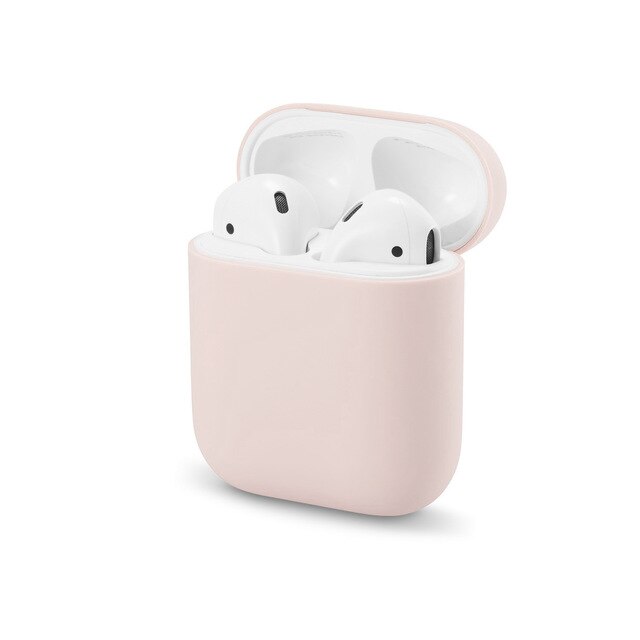 Molle Del Silicone Custodie Per Apple Airpods 1/2 di Protezione Senza Fili di Bluetooth del Trasduttore Auricolare Della Copertura Per Apple Air Baccelli Casella di Ricarica Borse