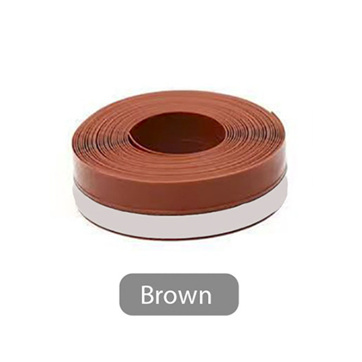 Stripping Door Seal Strip Silicone Sealing Tape for Weather Window Seal Weather Around Showers Tough Flexible Stops Draft: Brown / Other / 25mm