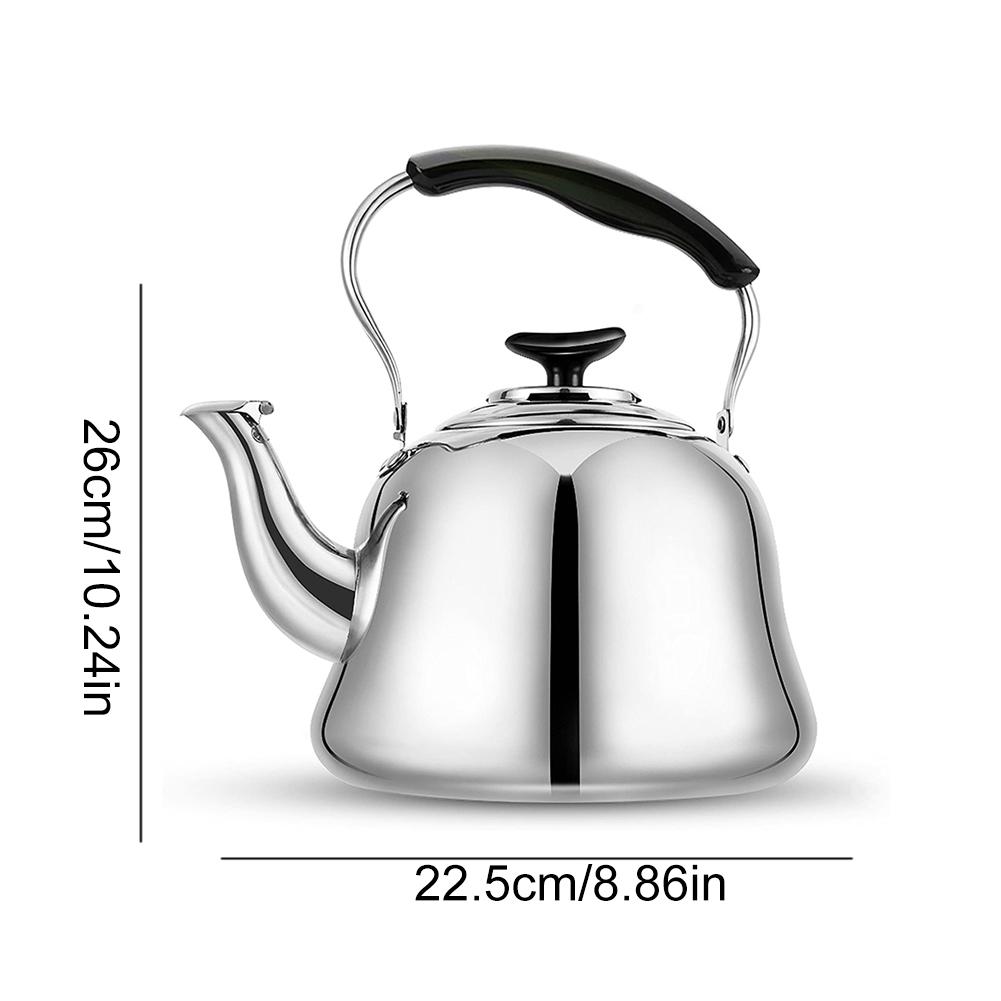 4/5L Kettle Coffee Stainless Steel Sound Kettle Large-capacity Sound Kettle Gas Induction Cooker General Purpose Hotel Pot