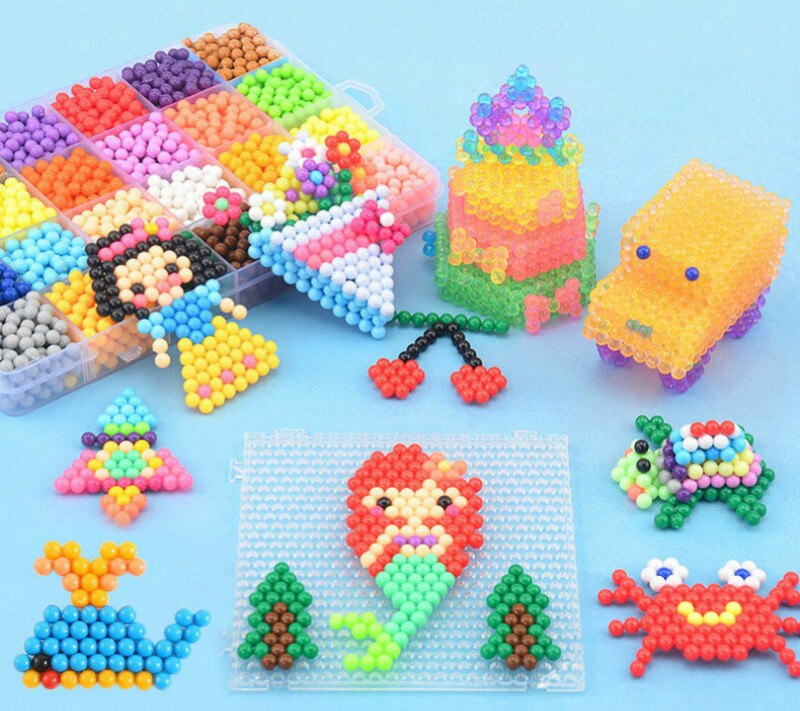 DIY Water Beads Set Toys for Children Montessori Education Brain Magic Box Kids Handmade Toys for Baby Girls Boys 3 5 7 8 Years