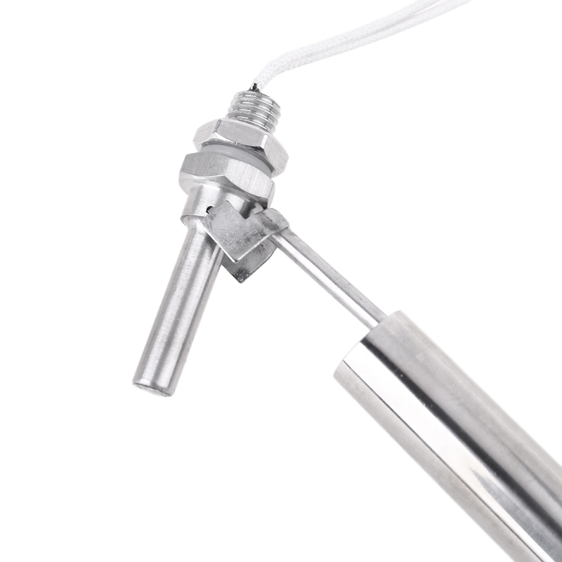 0-220V AC/DC Stainless Steel Water Float Switch Level Switch Level Sensor M10 Thread For Humidifiers Water Towers Kitchen Equip