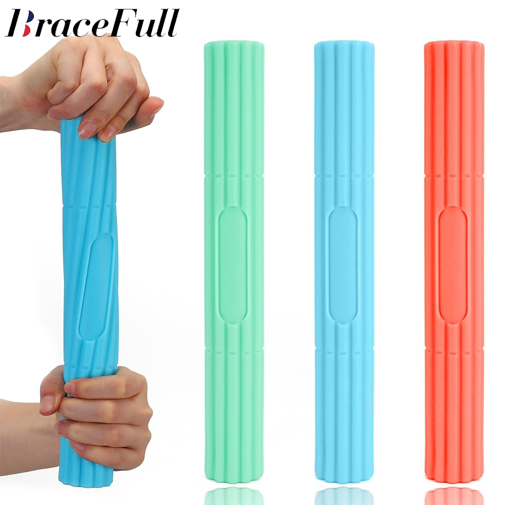 Flex Therapy Bar Strengthener, Tennis Elbow Physical Therapy Bar, Resistance Bar for Tendonitis, Wrist, Forearms Pain Relief