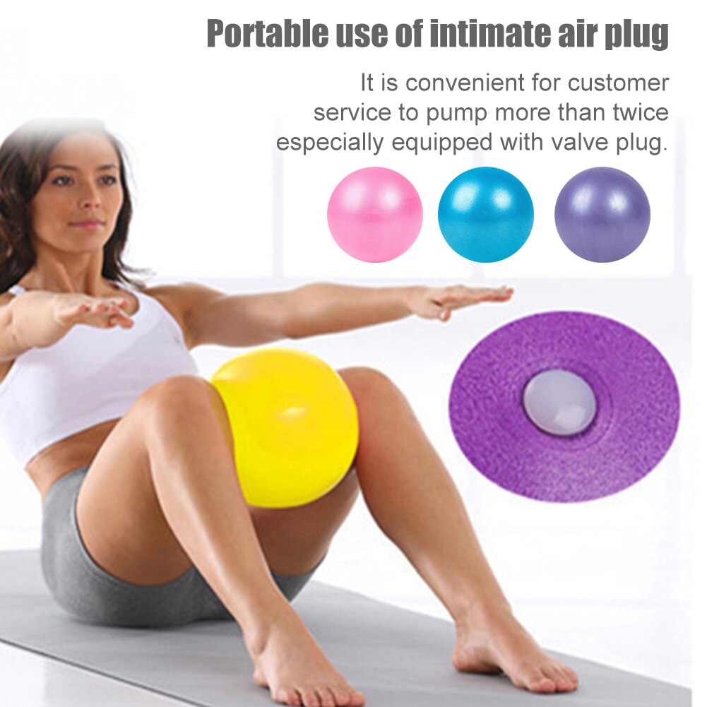 25cm PVC Workout Anti Burst Pilates Yoga Office Staff Coordinated Balance Exercise Blood Circulation Training Gym Ball Fitness