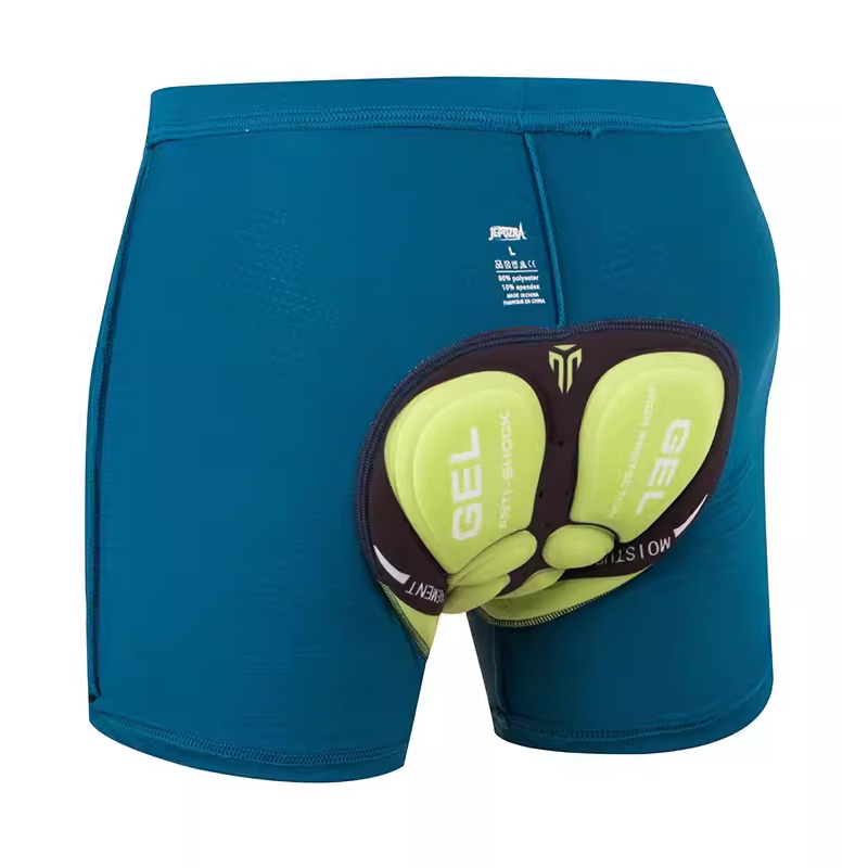 JEPOZRA pantalones cortos de ciclismo para hombre, Shorts de malla transpirable con almohadilla de Gel 5D, a prueba de golpes, para bicicleta de montaña