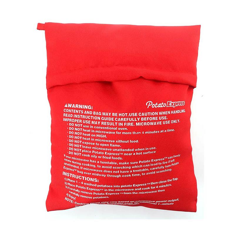 Kuchenka mikrofalowa pieczenie ziemniaki torba łatwa w gotowaniu kieszeń parowa szybkie szybkie pieczone ziemniaki kieszeń na ryż zmywalna torba kuchenna
