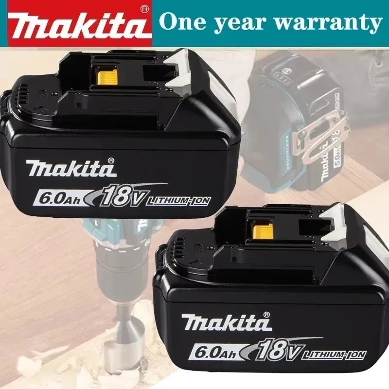 2025 Makita BL1860 BL1850B BL1850 BL1840 BL1830 Schraubendreher-Akku und Ladegerät, 18 V Ersatz-Akkus für Elektrowerkzeuge.