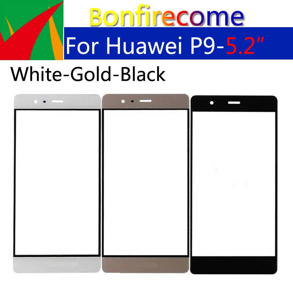 Pantalla táctil de repuesto para Huawei P9 de 5,2 ", Panel de pantalla táctil para P9 EVA-L09, EVA-L19 EVA-L29, cristal frontal LCD, lente de pantalla exterior