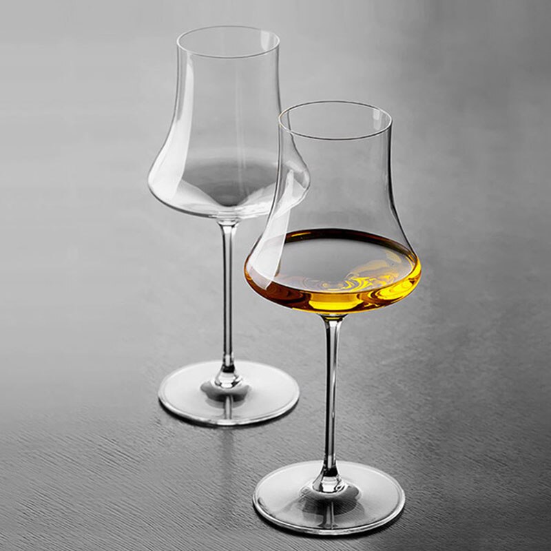 Lead-free Handmade Goblet Wine Glass Crystal Cocktail Glasses Champagne Flute Brandy Glass Party Barware Whiskey Glass: 2pc