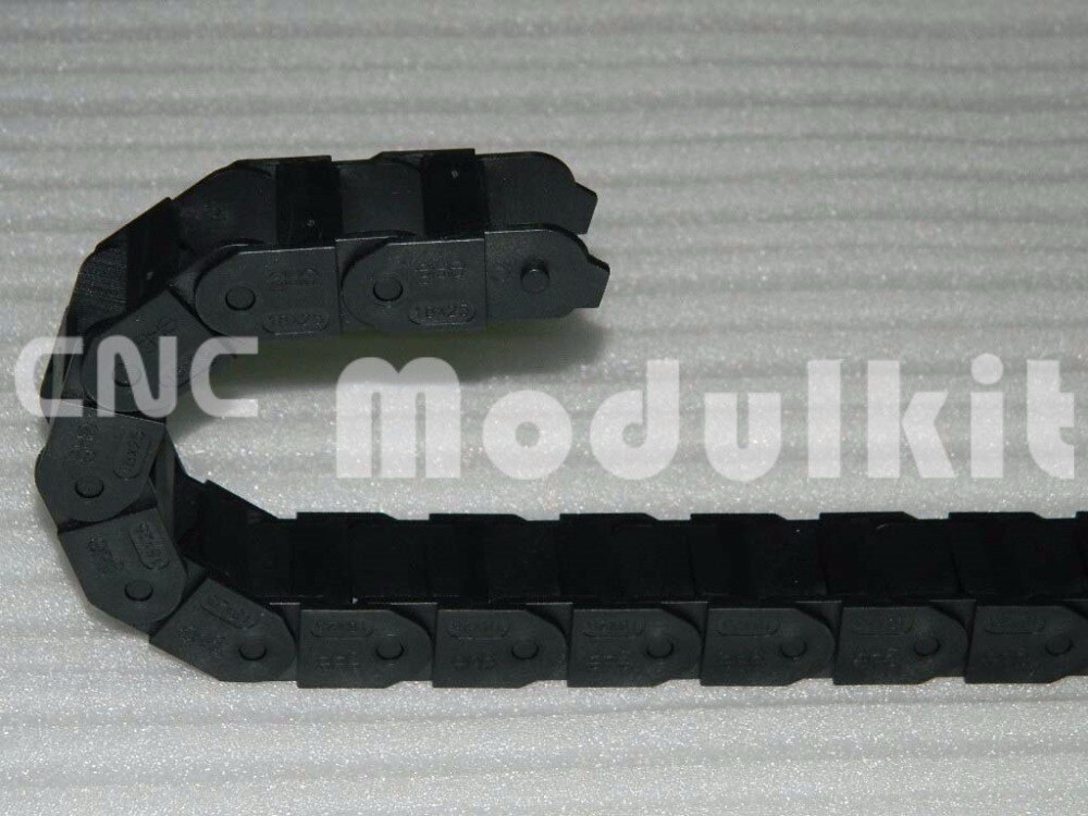 CNC Router Cable Drag Chain Link Opened Internal 18 X 37 External 24 X 43 Wire Carrier CNC Industrial Nylon Plastic CNC Modulkit