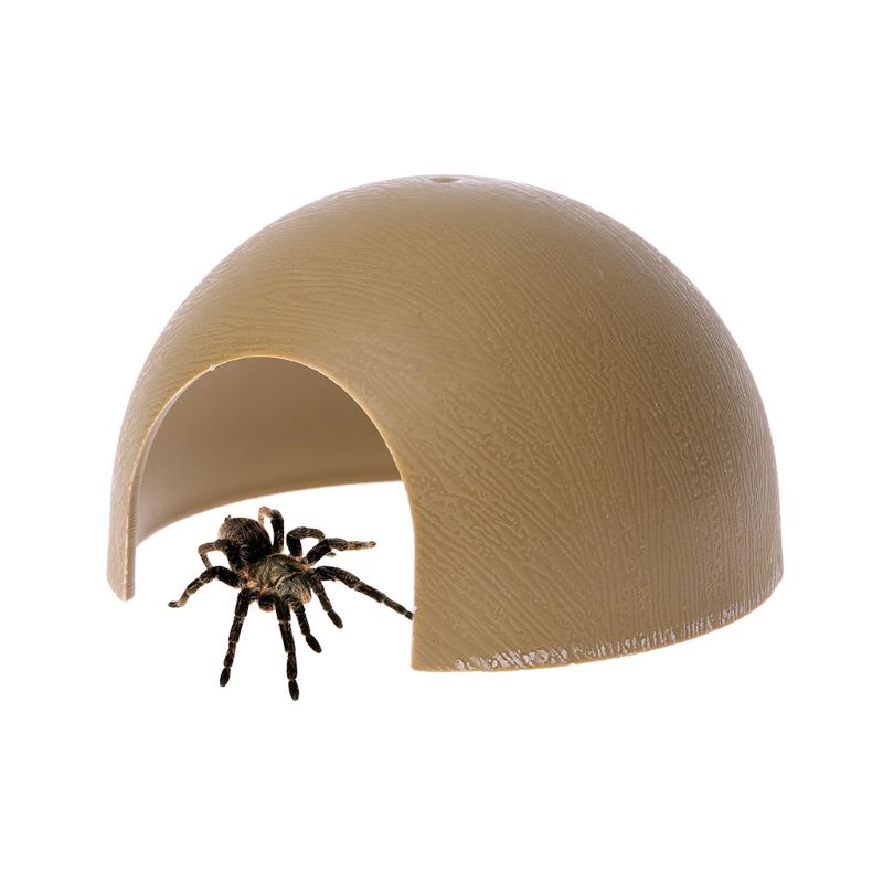 Reptile Box Hiding Case Hole Lizard Spider Turtle Snake Hideout Supplies