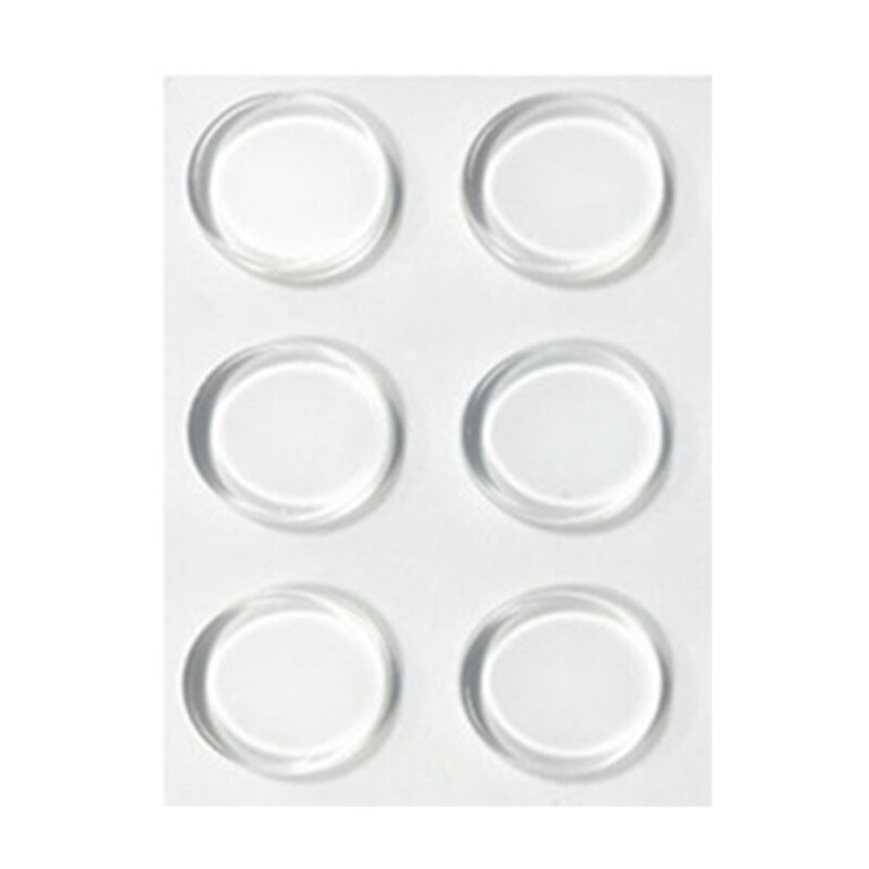 1/6 Stuks Siliconen Deurklink Bumper Zachte Muur Protectors Shield Zelfklevende Deurknop Pads Deurklink Guard Pads: B